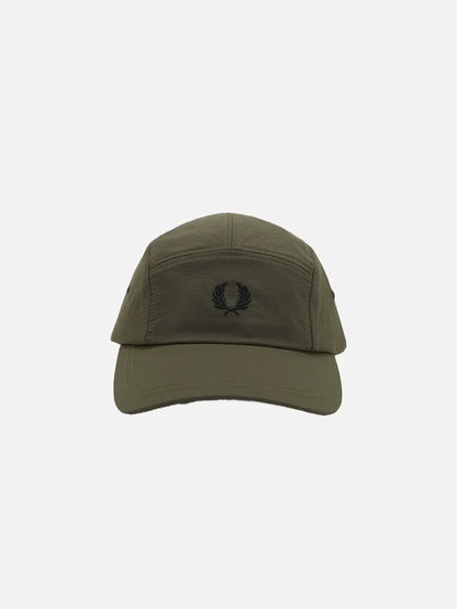 FRED PERRY 5 Panel Ripstop Cap - Hunting Green - Hats ŞAPKA