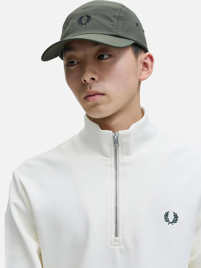 FRED PERRY 5 Panel Ripstop Cap - Hunting Green - Hats ŞAPKA