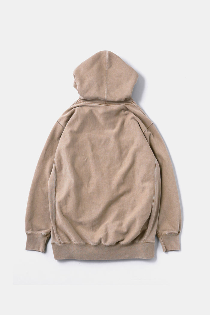 5GS Pigment Dyed Sweat Parka Brown