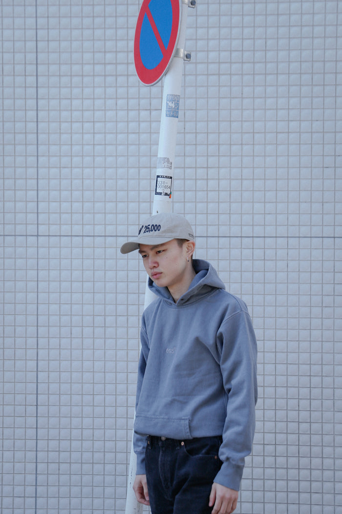 5GS Pigment Dyed Sweat Parka Gray