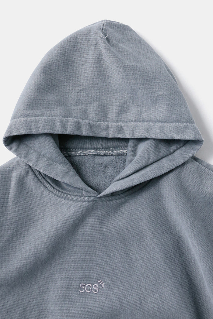 5GS Pigment Dyed Sweat Parka Gray