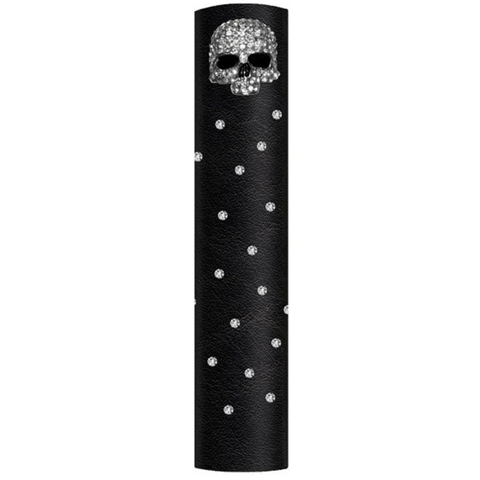 8" Skull & Rhinestones: All Hair Gloves® come in snaps for easy use with elastic band and hook for non-slip security