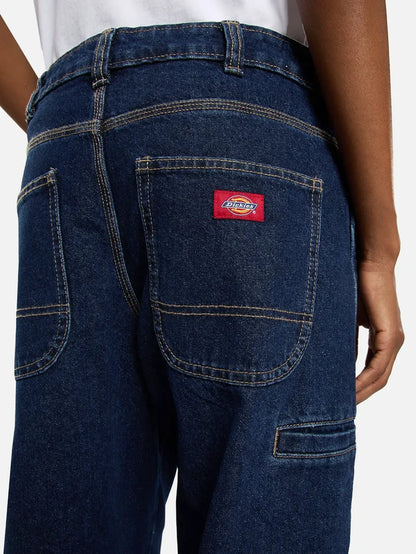 DICKIES 957 Loose Tapered Work Jeans W - Dark Indigo - Jeans PANTOLON
