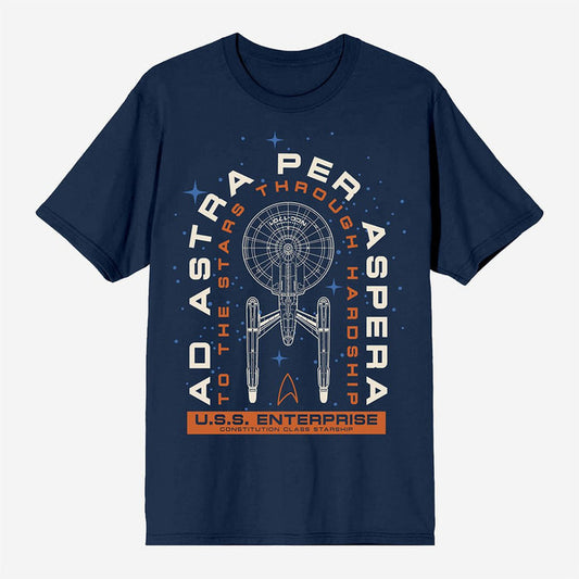Ad Astra Per Aspera Classic Comfort Tee - Heroes & Villains-Star Trek-T-Shirt