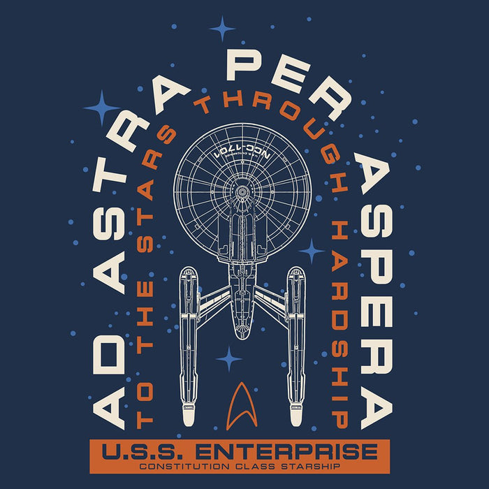 Ad Astra Per Aspera Classic Comfort Tee - Heroes & Villains-Star Trek-T-Shirt