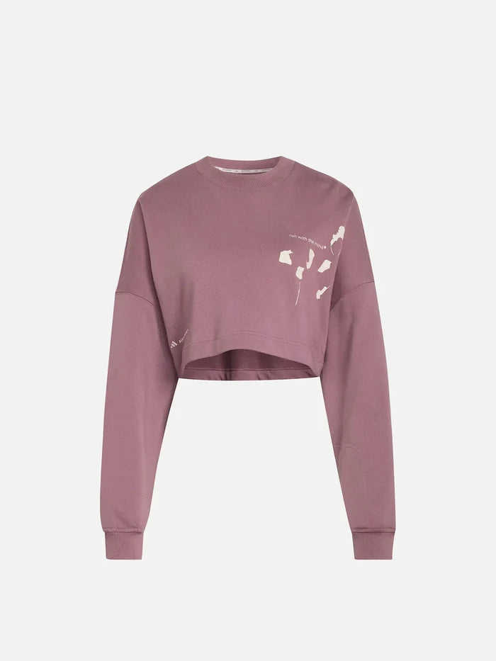 ADIDAS ORIGINALS ADI365 Hk Running Crew - Shadow Fig - Sweatshirts SWEATSHIRT