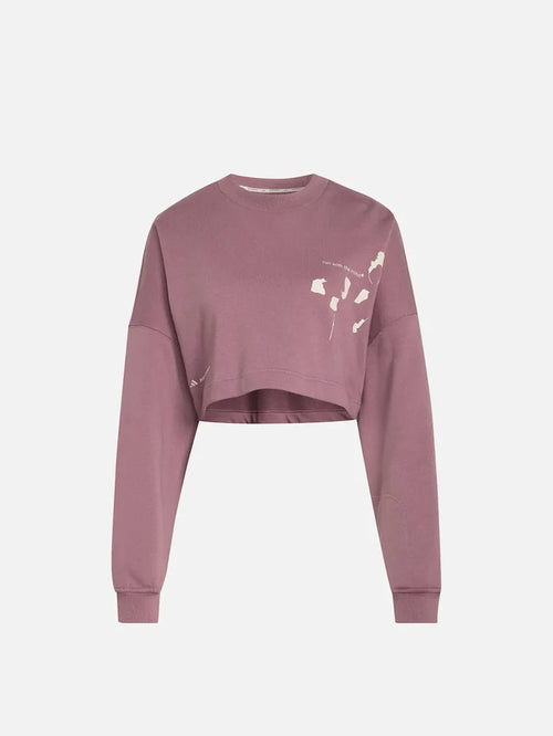 ADIDAS ORIGINALS ADI365 Hk Running Crew - Shadow Fig - Sweatshirts SWEATSHIRT