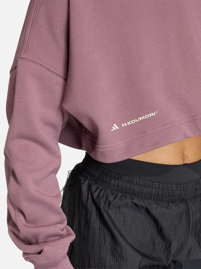 ADIDAS ORIGINALS ADI365 Hk Running Crew - Shadow Fig - Sweatshirts SWEATSHIRT