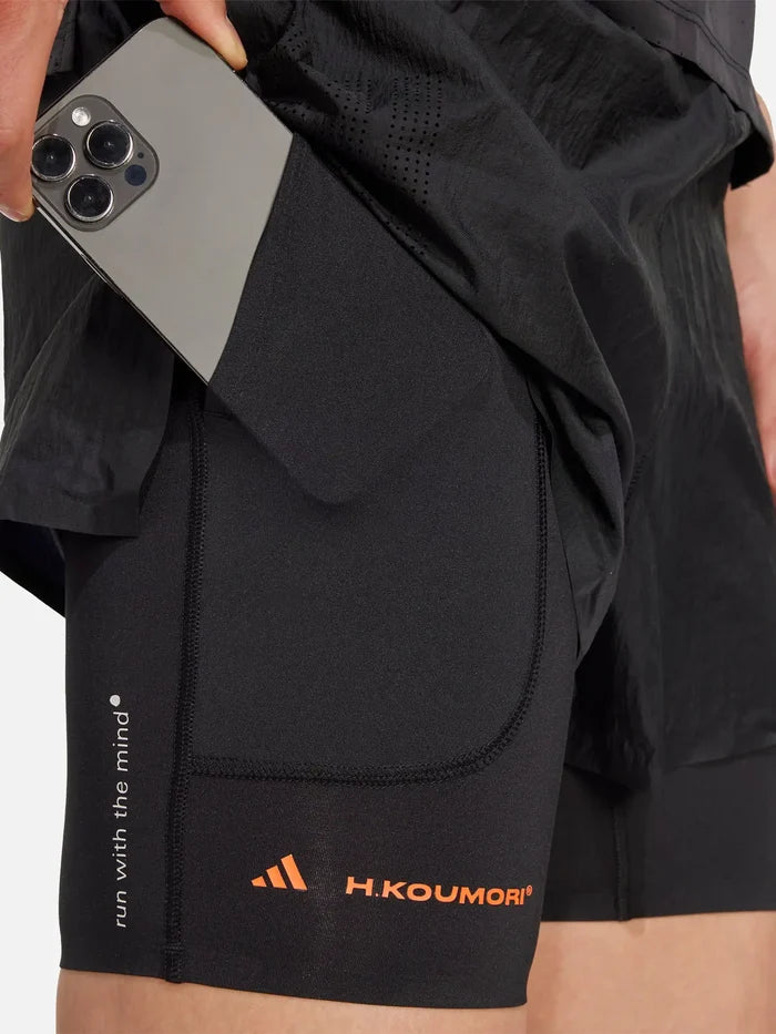 ADIDAS ORIGINALS ADI365 HK2in1 M - Black - Shorts ŞORT