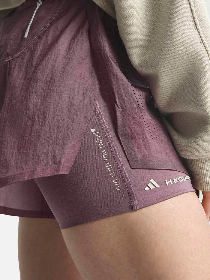ADIDAS ORIGINALS Adi365 H.Koumori Running 2-In-1 Shorts - Shadow Fig - Shorts ŞORT