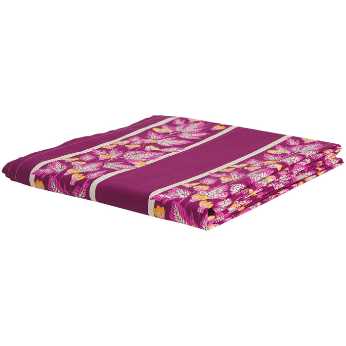 Agata Cotton Sheets - Mulberry Flat Sheet / Single