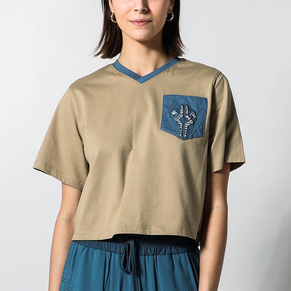 Ahsoka Pocket Cropped Tee - Heroes & Villains-Star Wars-Cropped T-Shirt