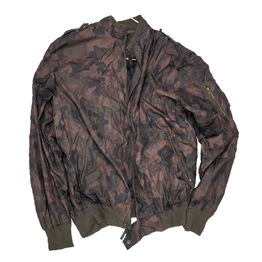 Alpha Industries Camo Lightweight Bomber Jacket - 2XLarge - Army & Outdoors - Flight Jackets