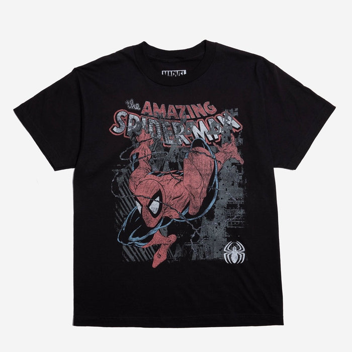 Amazing Spider-Man Forge Heavyweight Boxy Tee - Heroes & Villains-Marvel-T-Shirt