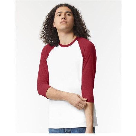 White/Heather Cardinal / S