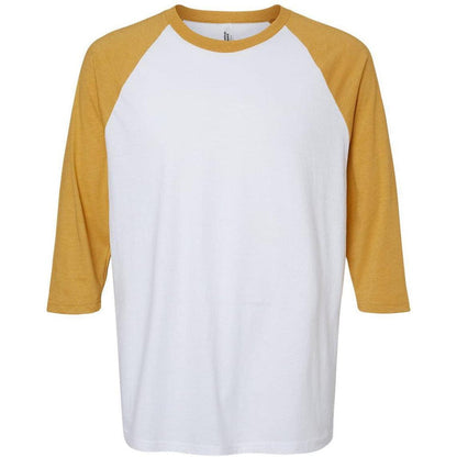 White/Heather Mustard / S