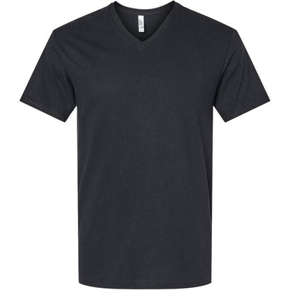 American Apparel CVC V-Neck Tee-Apparel-American Apparel-Black-S-Thread Logic