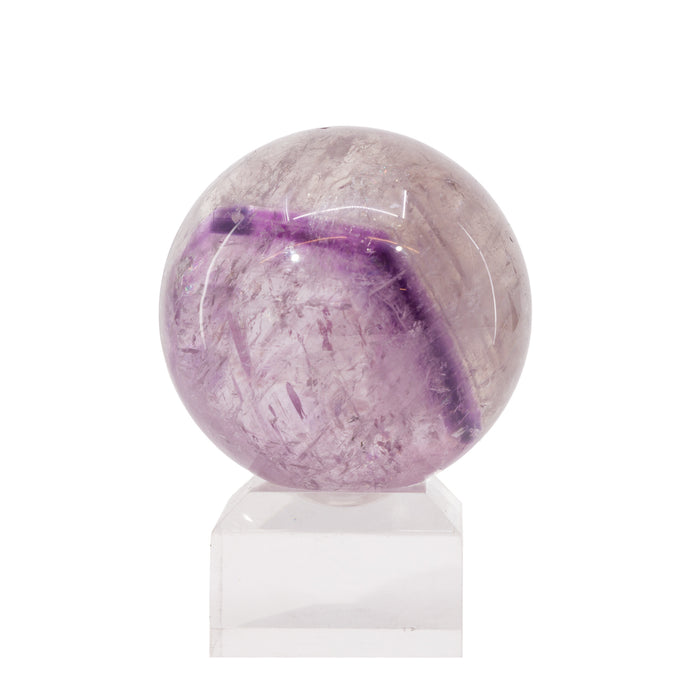 Amethyst Phantom 2.2 Inch 240.1 Gram Polished Crystal Sphere – Brazil