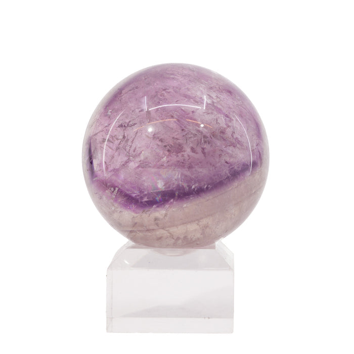 Amethyst Phantom 2.2 Inch 240.1 Gram Polished Crystal Sphere – Brazil