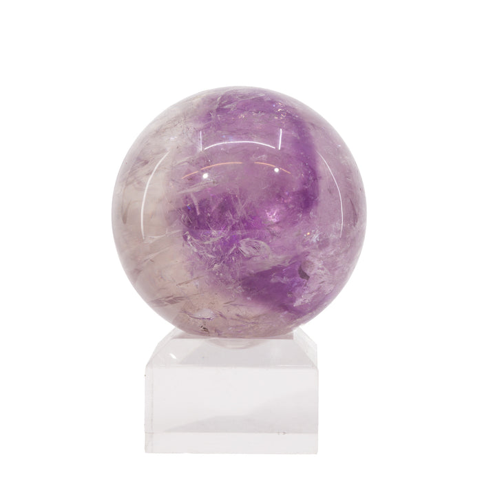 Amethyst Phantom 2.2 Inch 240.1 Gram Polished Crystal Sphere – Brazil