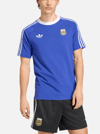 ADIDAS ORIGINALS Argentina Originals Tee - Lucid Blue - T-Shirts T-SHIRT