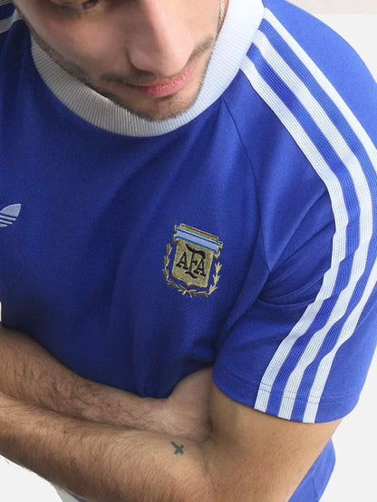 ADIDAS ORIGINALS Argentina Originals Tee - Lucid Blue - T-Shirts T-SHIRT