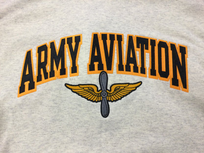 Army Aviation Pullover Sweatshirt with Hood