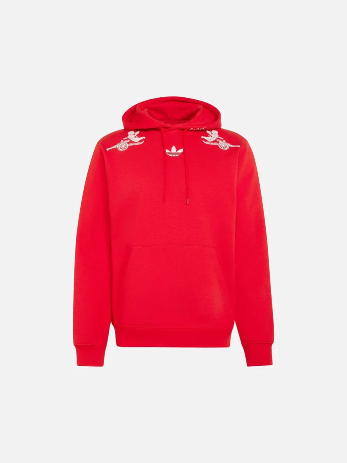 ADIDAS ORIGINALS Arsenal FC x Places+Faces Hoodie - Better Scarlet - Hoodies SWEATSHIRT