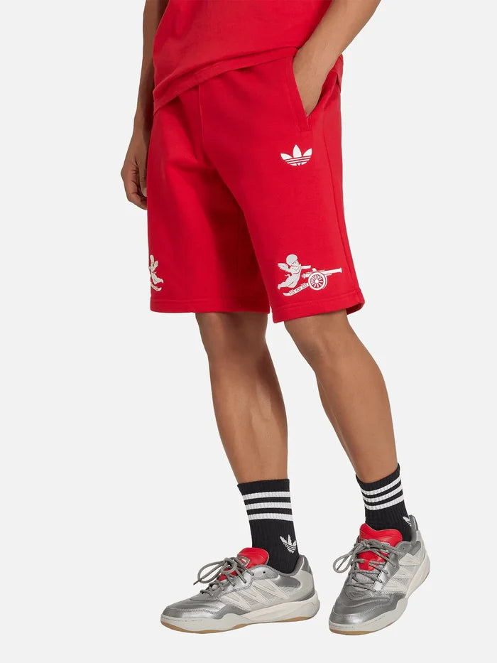 ADIDAS ORIGINALS Arsenal FC x Places+Faces Short - Better Scarlet - Shorts ŞORT