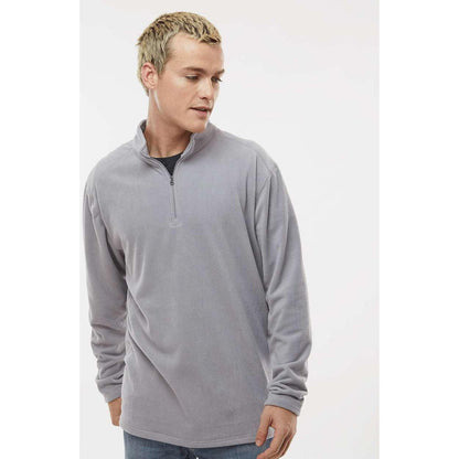 no-logo Augusta Eco Revive Micro-Lite Fleece Quarter-Zip Pullover-Augusta-Thread Logic