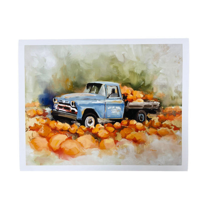 "Autumn Blue" Art Print