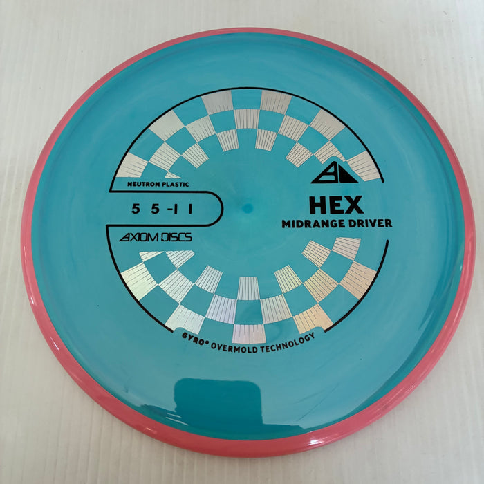 Light Blues/Pink Rim/172g 10