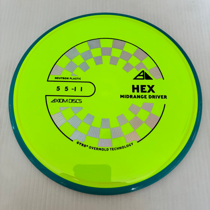 DayGlo Yellow/Blue Rim/177g 16