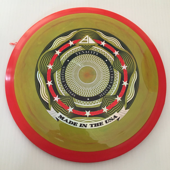 Swirly Orangey Yellow/Red Rim/172g 14