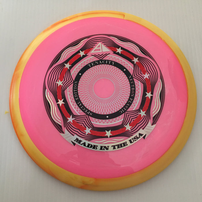 Pink/Swirly Yellow Rim/172g 19