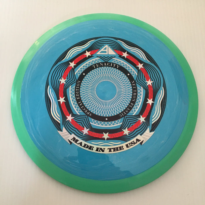 Swirly Light Blue/Green Rim/169g 22
