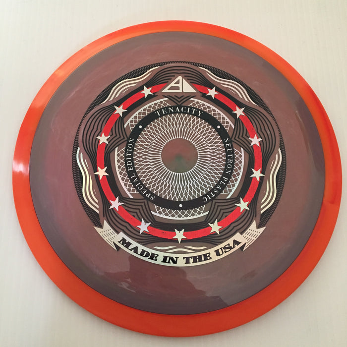 Swirly Grey/Orange Stamp/169g 26