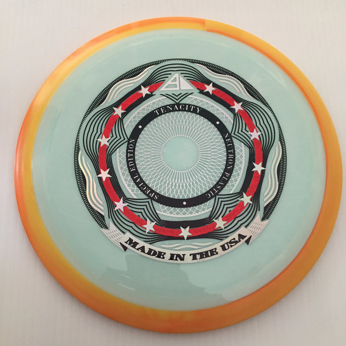 Teal/Swirly Orange Rim/171g 40