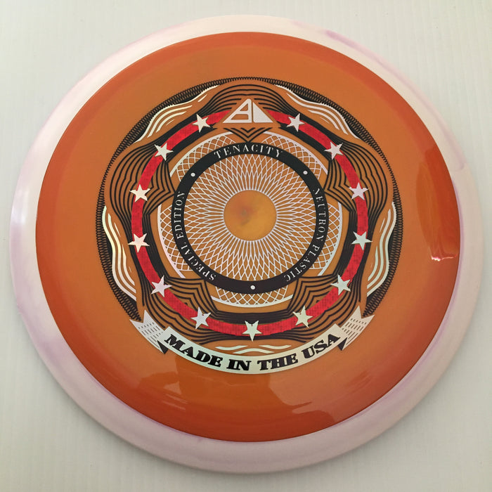 Orange/Swirly White Rim/171g 7