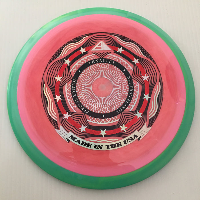 Swirly Pink/Green Rim/171g 8