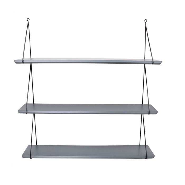 A three Leveled Ciment Grey Shelve