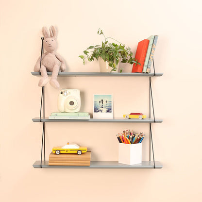Babou Shelves 3-Levels Ciment Grey