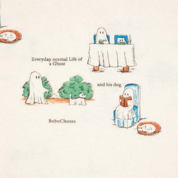 Baby Cotton Everyday Ghosts T-shirt - Off White