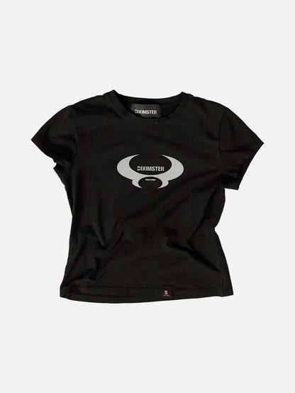DOOMSTER Baby Tee - Black - Uncategorized T-SHIRT