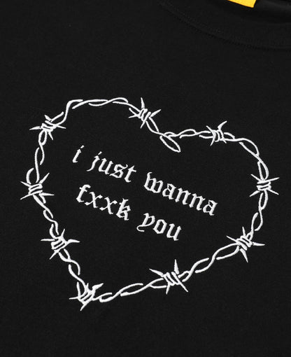Barbed Heart T-Shirt (Black)