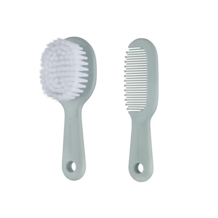 BBC Brush Mirror & Comb- Lovely Donkey Green
