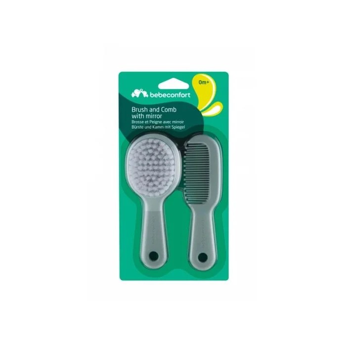 BBC Brush Mirror & Comb- Lovely Donkey Green