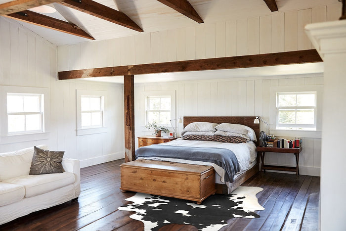 Beige Cowhide Rug #B2411