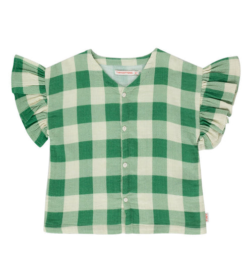 Big Check Shirt Green