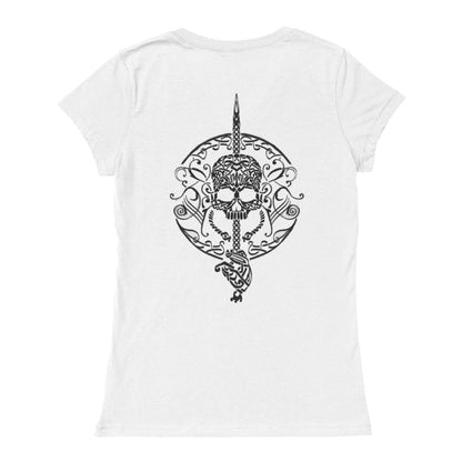 Black Ribbon Skull